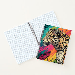 Rainbow Leopard Art Notitieboek