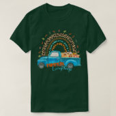 Rainbow Leopard Car Pumpkin Everything, Fall, Autu T-shirt (Design voorkant)