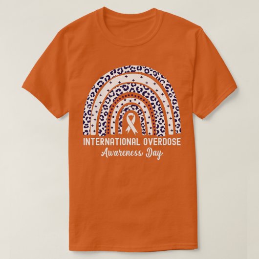 Rainbow Leopard International Overdosering Bewustm T-shirt (Design voorkant)