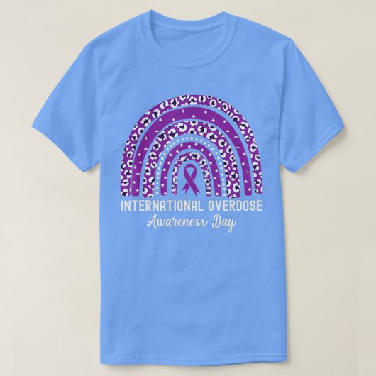 Rainbow Leopard International Overdosering Bewustm T-shirt (Design voorkant)