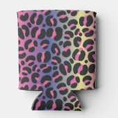 Rainbow Leopard Print Blikjeskoeler (Achterkant)