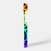 Rainbow Leopard Print iPhone Hoesje (Linkerkant)