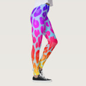 Rainbow Leopard Print Leggings (Rechts)