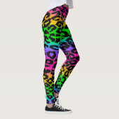 Rainbow Leopard Print Leggings (Rechts)
