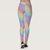 Rainbow Leopard Print Leggings | Bold Colorful (Dos)