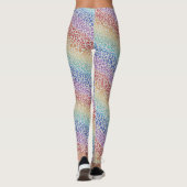 Rainbow Leopard Print Leggings | Bold Colorful (Dos)