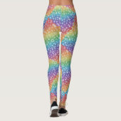 Rainbow Leopard Print Leggings | Bold Colorful (Dos)
