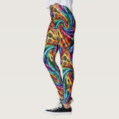 Rainbow Leopard Print Leggings | Psychedelic (Links)