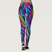Rainbow Leopard Print Leggings | Psychedelic (Dos)