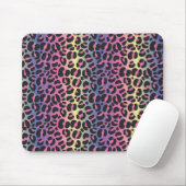 Rainbow Leopard Print Muismat (Met muis)