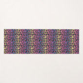 Rainbow Leopard Print Yogamat (Voorkant (horizontaal))