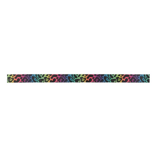 Rainbow Leopard Ribbon Lint (Voorkant)
