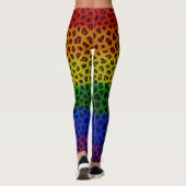 Rainbow Leopard Skin Leggings (Achterkant)