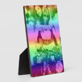 Rainbow Lesbian Pride Persoonlijke Foto Plaque Fotoplaat (Zijkant)