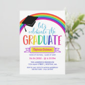 Rainbow Let's vieren de Afstuderen Kaart (Staand voorkant)