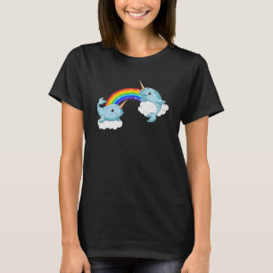 Rainbow Leuke Walvis Zee Creature Ocean Zoogdier N T-shirt