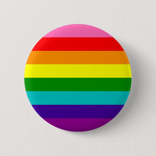 Rainbow LGBT gay flag Button (Voorkant)