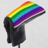 Rainbow LGBT gay flag Golf Head Hoesje Golfheadcover (3/4 voorkant)