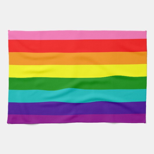 Rainbow LGBT gay flag Kitchen Towels Theedoek (Horizontaal)