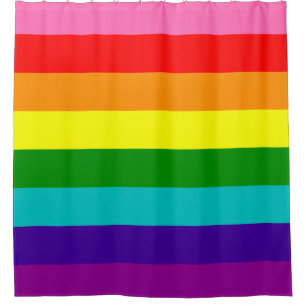 Rainbow LGBT gay flag Showgordijn Douchegordijn