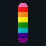 Rainbow LGBT gay flag skateboard<br><div class="desc">Rainbow LGBT gay flag skateboard</div>