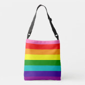 Rainbow LGBT gay flag Tas (Achterkant)