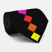 Rainbow LGBT Gay Pride Diversity CricketDiane Stropdas (Opgerold)