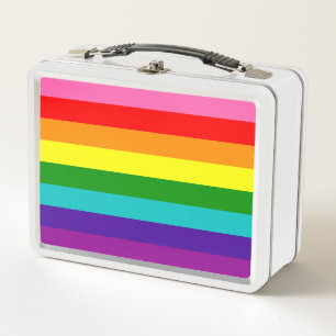 Rainbow LGBT gay vlag Metal Lunchbox