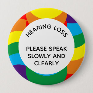 Rainbow LGBT+ geometrische harde schijf van 4 inch Ronde Button 4,0 Cm