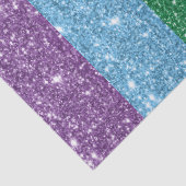 Rainbow LGBT Glitter-ontkoppeling Tissuepapier (Detail)