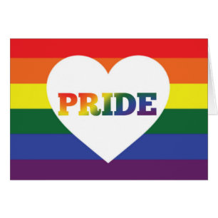 Rainbow LGBT Pride blanco kaart