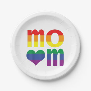 Rainbow LGBT Pride Month Moederdag LGBT Papieren Bordje