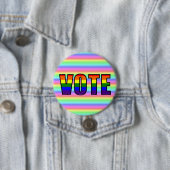 Rainbow LGBT Vote Button (In situ)