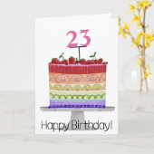 Rainbow LGBTQ Gâteau de fierté Anniversaire Carte (Fleur jaune)