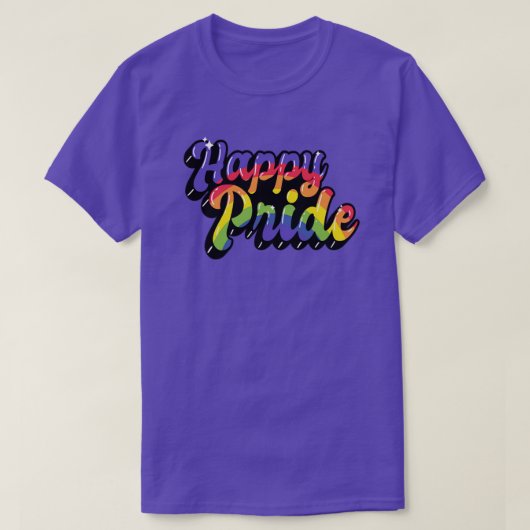 Rainbow LGBTQ Gay Pride Month TShirts (Design voorkant)