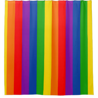 Rainbow LGBTQ+ Pride Flag, Gay Pride Colors Douchegordijn