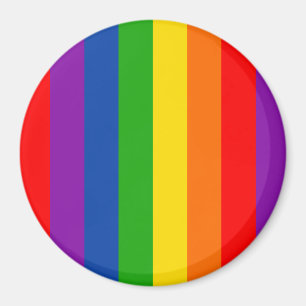 Rainbow LGBTQ+ Pride Flag, Gay Pride Colors Magneet