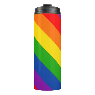 Rainbow LGBTQ+ Pride Flag, Gay Pride Colors Thermosbeker