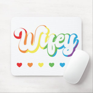 Rainbow LGBTQIA Lesbian Gay Support Muismat