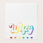 Rainbow LGBTQIA Lesbienne soutien Gay (Outside Unfolded)