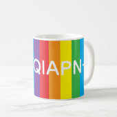 Rainbow "LGBTQIAPN+" Mug (Devant droit)