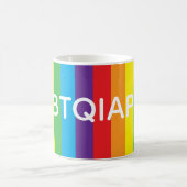 Rainbow "LGBTQIAPN+" Mug (Centre)