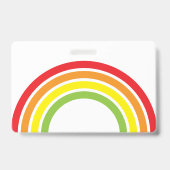 Rainbow Library Pass voor schoolklas Badge (Voorkant)