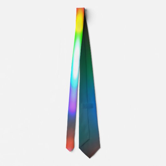 Rainbow Light Shaft Neck Stropdas (Achterkant)