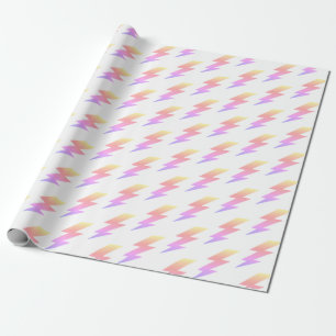 Rainbow Lightning Bolt Cadeaupapier