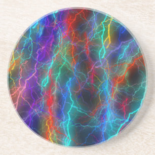 Rainbow Lightning Zandsteen Onderzetter