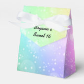 Rainbow Lights Sparkle Party Favor Boxes Bedankdoosjes (Voorkant Zijde)