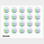 Rainbow Lights Sparkle Sweet 16 Party Stickers (Vel)