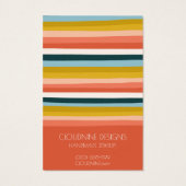 Rainbow Line Earring Ketting Jewelry Display Card Visitekaartje (Achterkant)