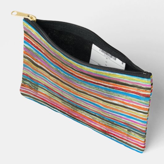 Rainbow Lines Pouch Etui (Open)